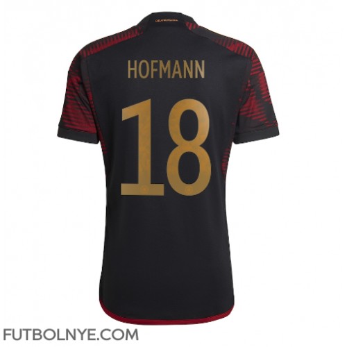 Camiseta Alemania Jonas Hofmann #18 Visitante Equipación Mundial 2022 manga corta